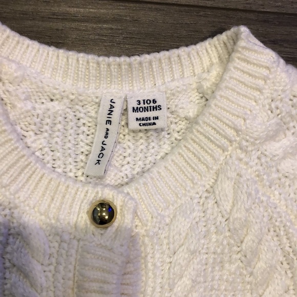 Janie and Jack cable knit sweater - Picture 2 of 2